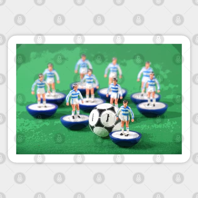 QPR, Morton, Reading retro subbuteo team Sticker by vancey73